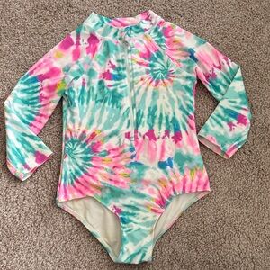 Limited Too Multicolor Tie-Dye Swimsuit